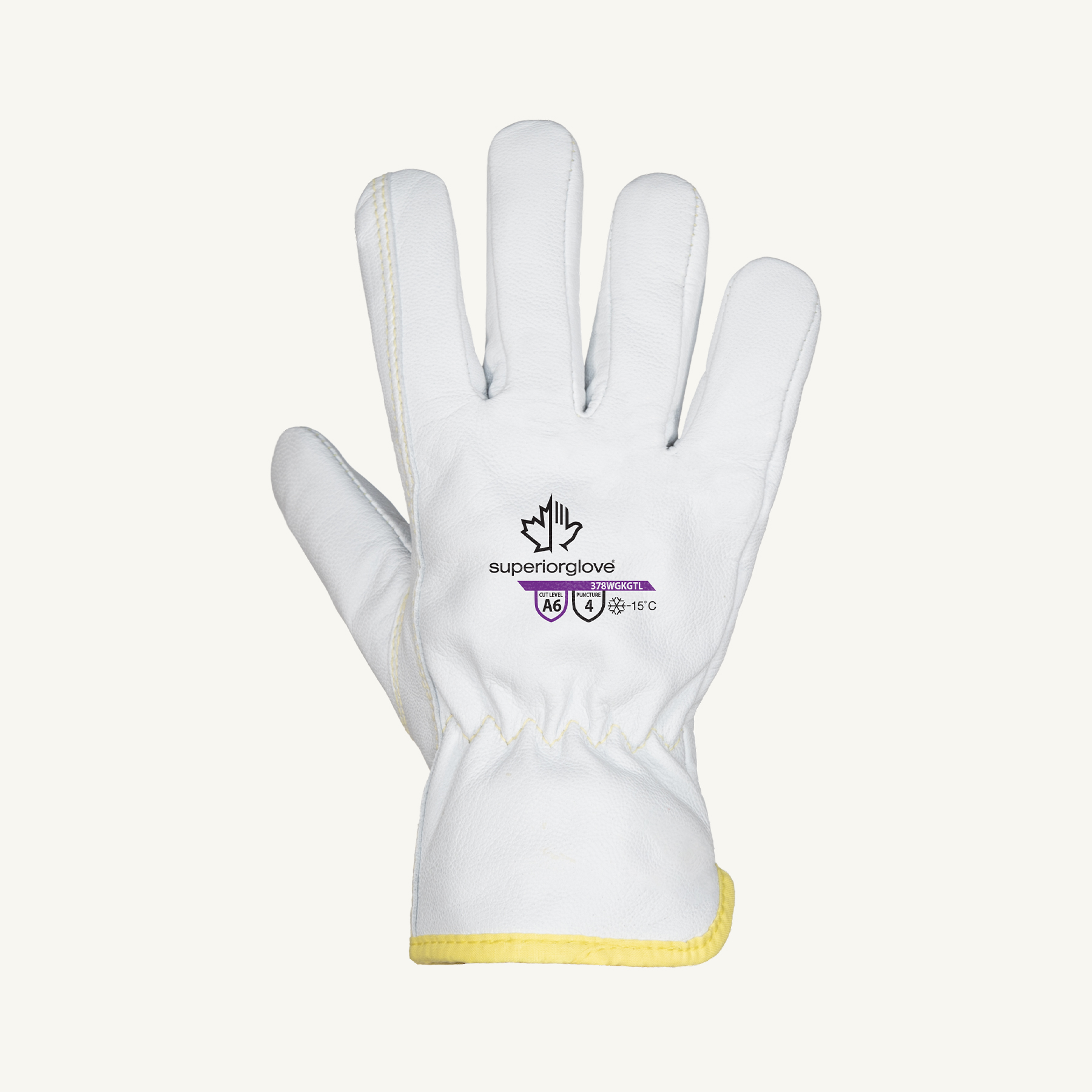 Superior Glove® Endura® 378WGKGTL Leather Driver Winter A6 Gloves with Thinsulate